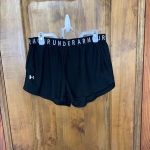 Under Armour Black Athletic Shorts for Performance